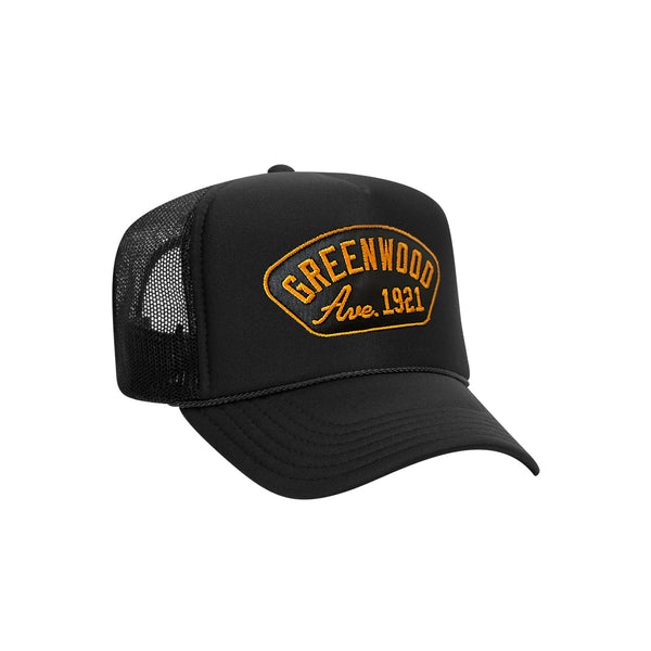 Arc II Trucker Hat (Black) – Greenwood Ave.