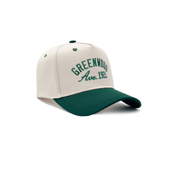 Arc II Hat (Beige/Dark Green) – Greenwood Ave. Arc II Hat (Beige/Dark Green) – Greenwood Ave.