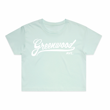 Signature Crop Tee (Sea Foam)