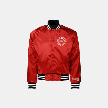 Classic Black Wall Street Bomber II (Red) – Greenwood Ave.