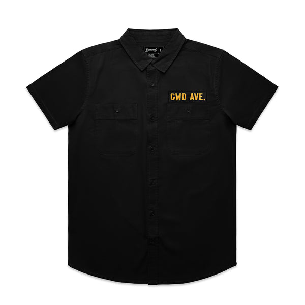 Army S/S Work Shirt (Black)
