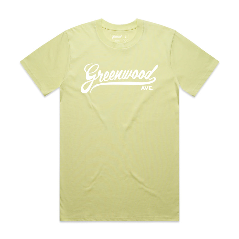 Signature Tee (Lime/White)