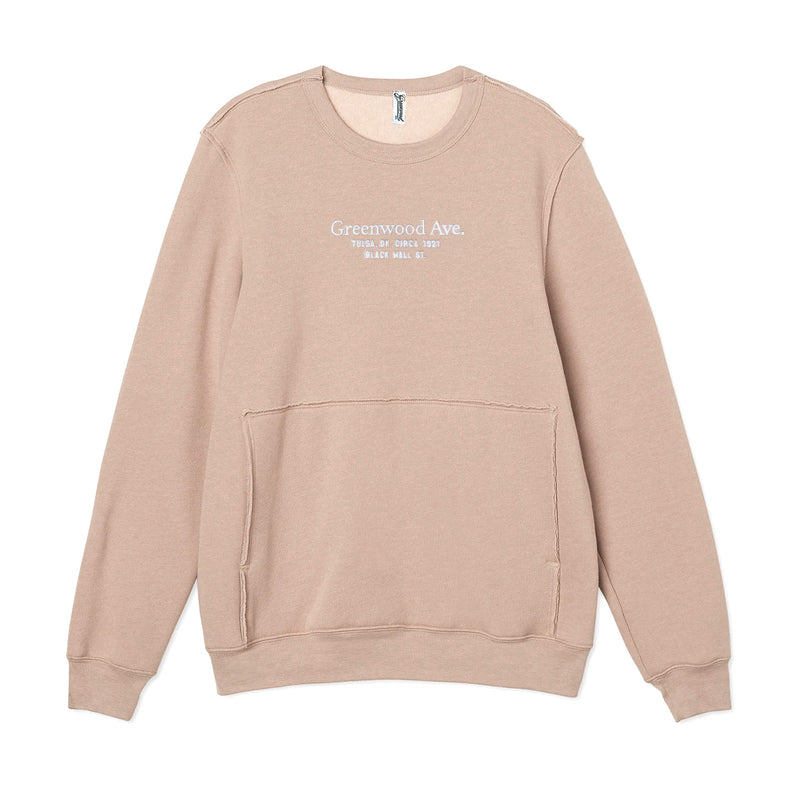 Serif Raw Edge S/S (Oatmeal)