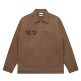 Stencil Canvas Jacket (Walnut)